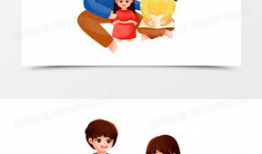 一家亲漫画,描绘温馨家庭生活的欢乐画卷